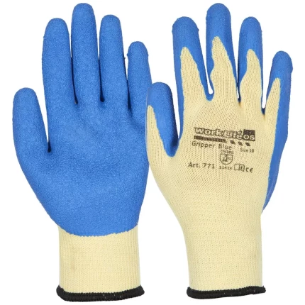 Worklife Gripper Blue handske latex halvdyp 771