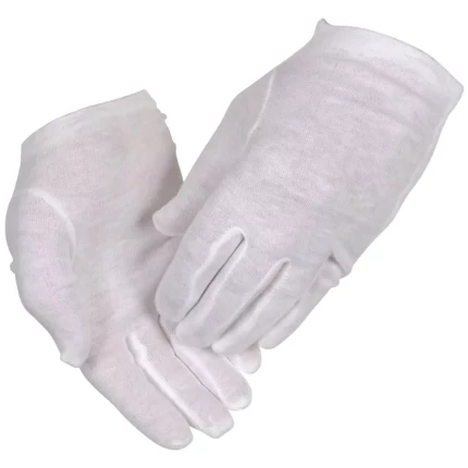 Hvid bomuld handske 6130