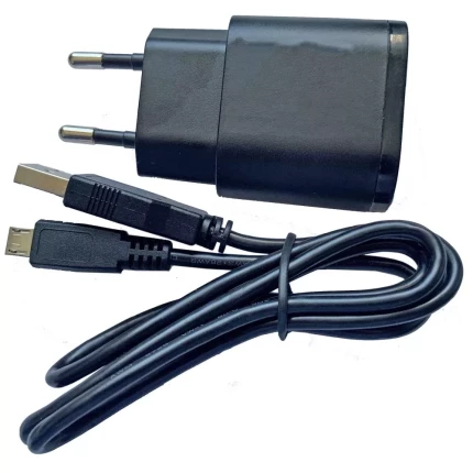 Strømstik 230V f/ladeplade, m/USB-stik