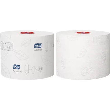 Tork toiletpapir Advanced T6 mid-size 100m, 27 rl