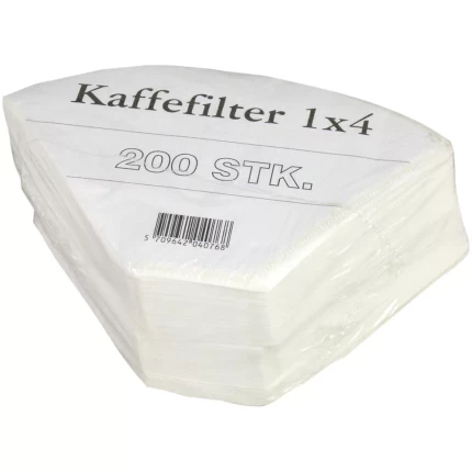Filterpose 1×4 hvid