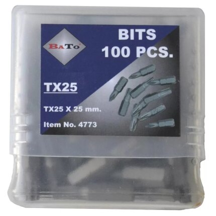 Bits 1/4″ TX10-40 L:25/50/127 mm