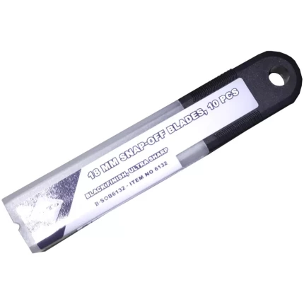 Knæk-af knivblade t/hobbykniv 9mm sorte, 10stk