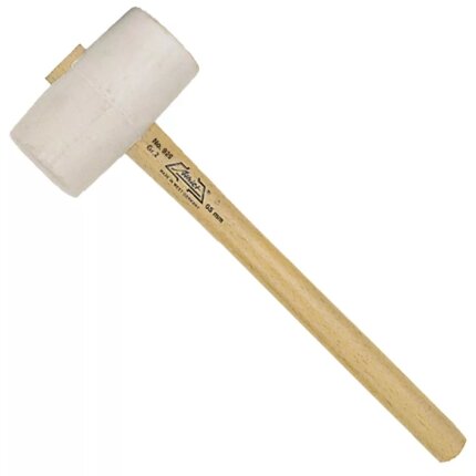 Athlet gummihammer hvid