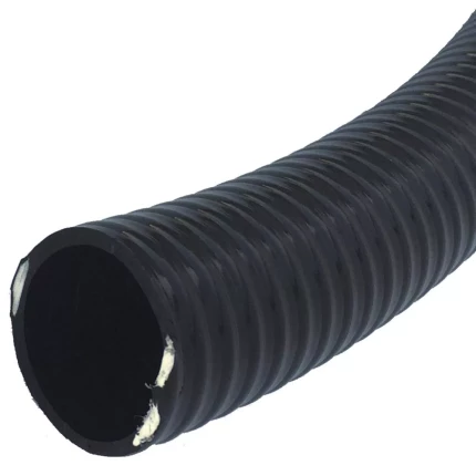 Luisiana PVC-slange m/spiral sort rl/50 mtr