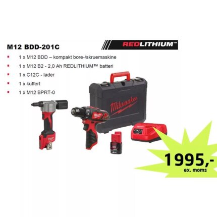 Milwaukee M12 pakke