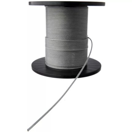 PVC forhudet stålwire kst. 1×19 1,3-2,3 mm