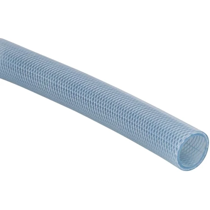 Plastslange Criflex klar PVC m/væv 50 mtr