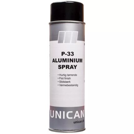 Unican P-33 aluminium spray 500ml