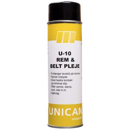 Unican U-10 rem- og bæltpleje 500ml