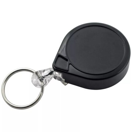 Nøgleholder Key-Bak Mini-Bak sort m/svivelclip