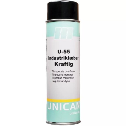 Unican U-55 industriklæber 500ml