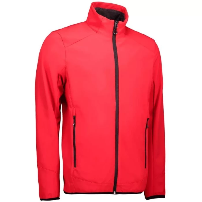 Funktionel herre softshell jakke rød str. 3XL