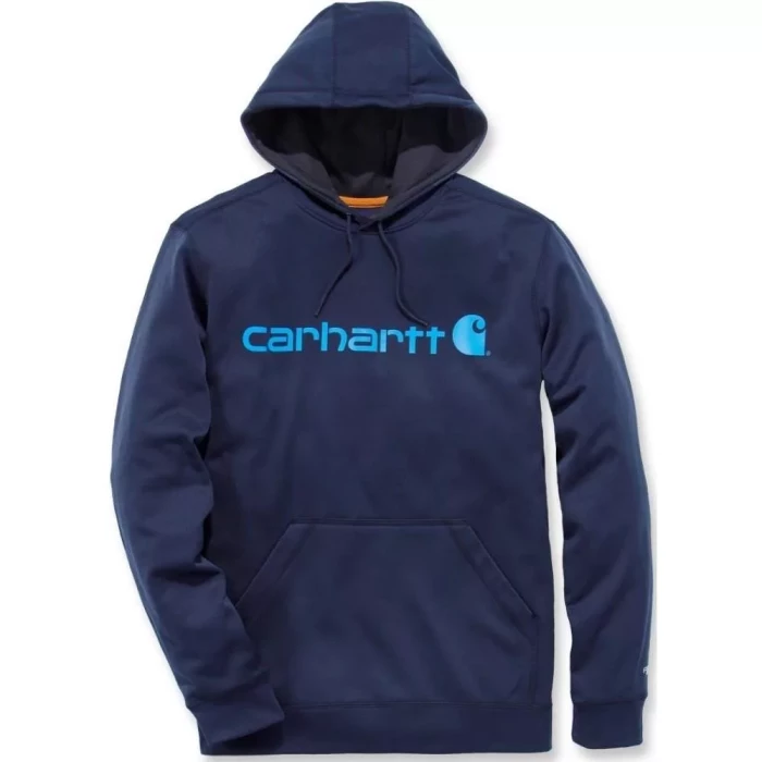 Carhartt Force logo hoodie 37,5 navy str. M