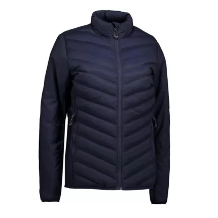 Padded stræk jakke dame navy str. XL