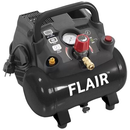 Flair 15/6 kompressor 1,5 hk 155 ltr. oliefri