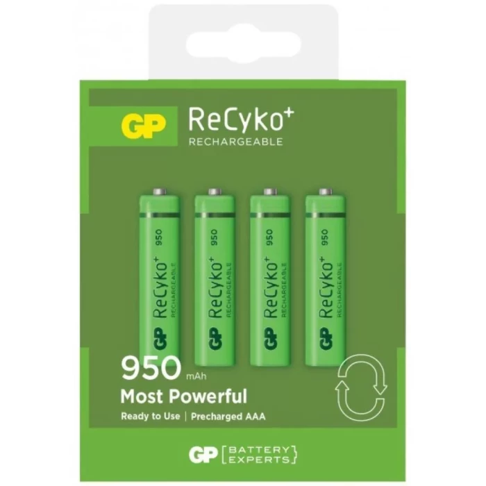 GP ReCyko AAA NiMH Batteri 4stk