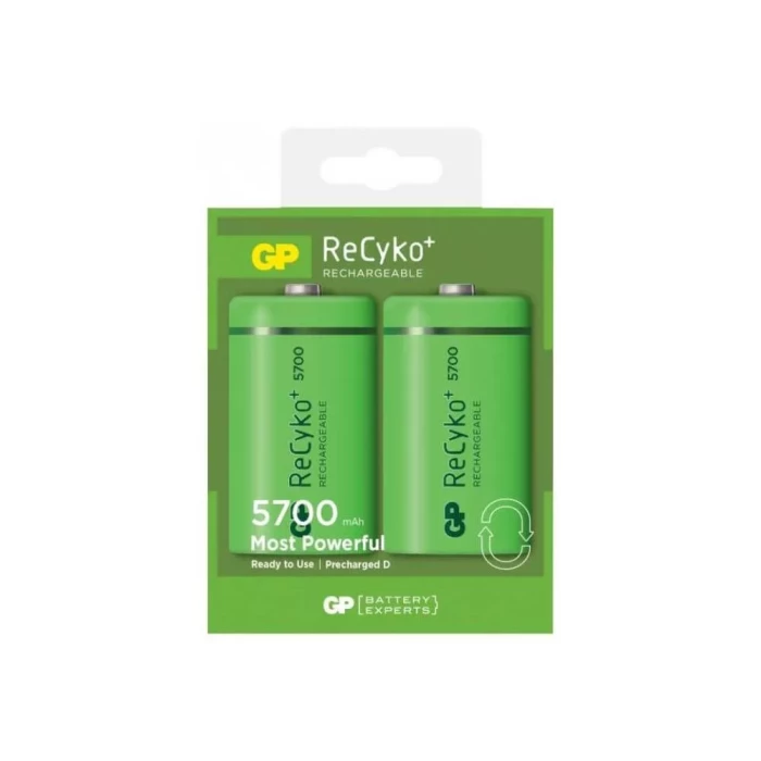 Batteri  Recyko 5700mAh str. D 2stk