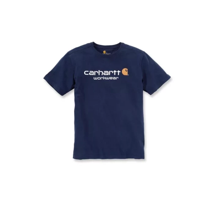 Carhartt Core logo t-shirt blå str. M