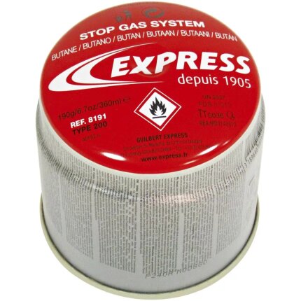 Express gasdåse m/stop-gas system 190g/360ml