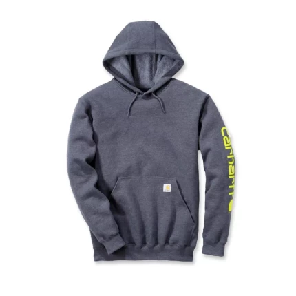 Carhartt Sleeve logo hooded blå str. L