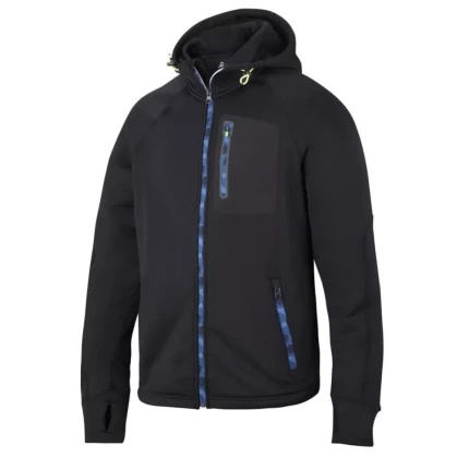 Snickers Flexiwork fleece Hoodie black str.L