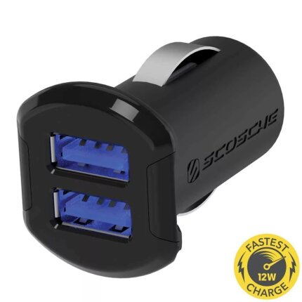 2-Port USB Car Charger 12W (2,4A) Per Port