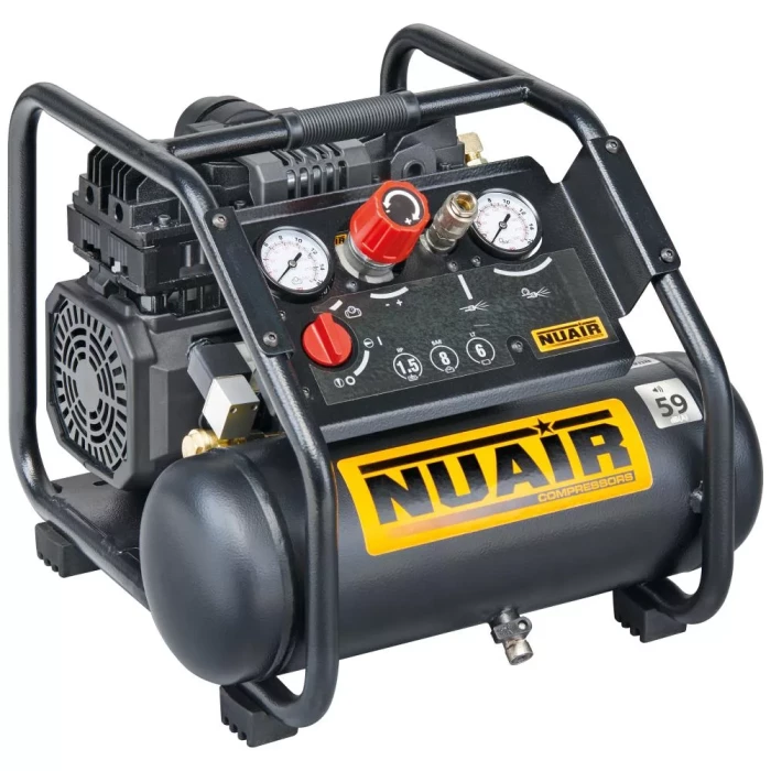 NuAir 16/6OF kompressor 130ltr/min 1,5HK 230V