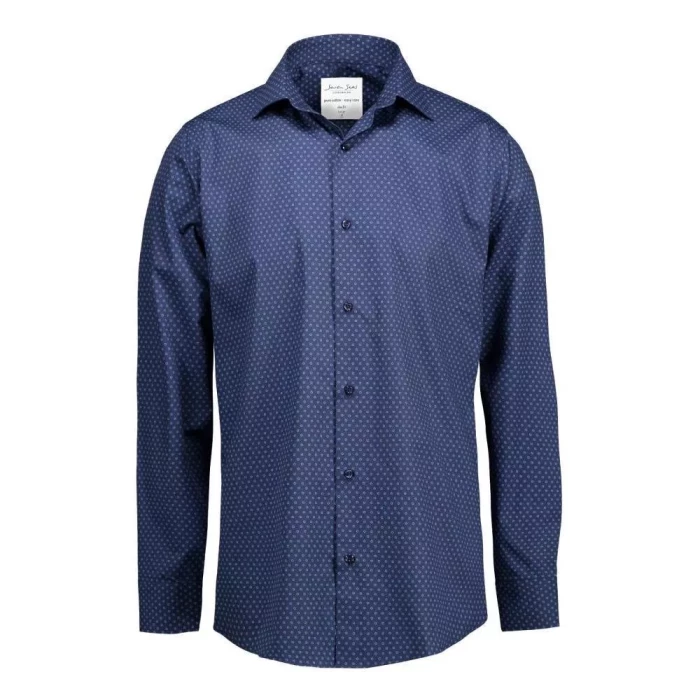 Virginia slim fit L/Æ skjorte navy str. XXL