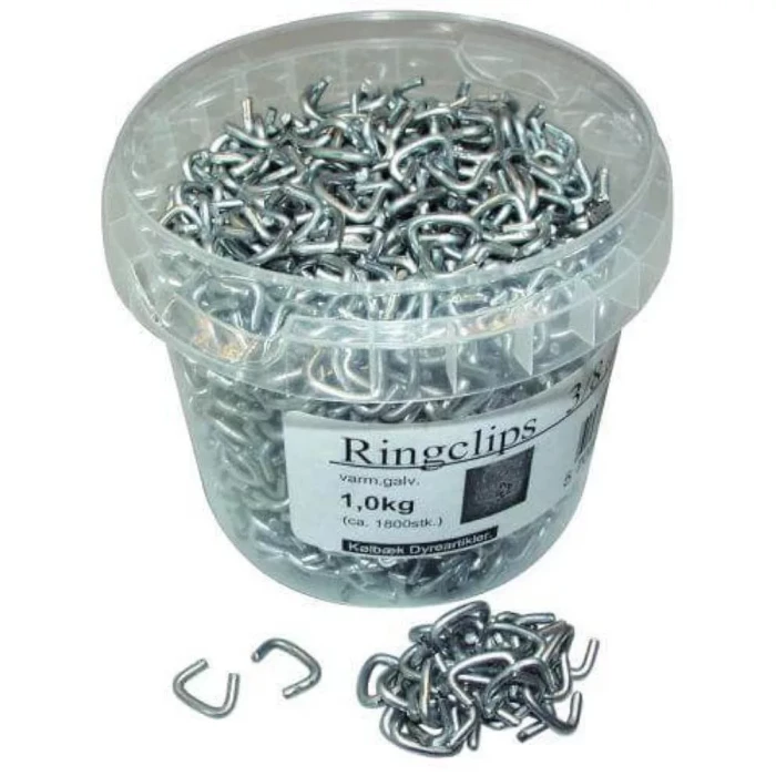 Ringclips 3/8″ ca. 1800 stk 1 kg