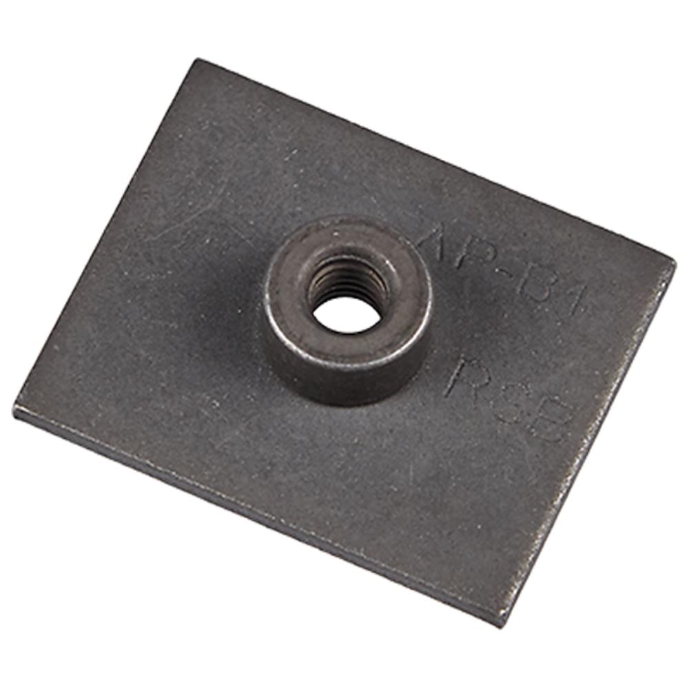 Svejseplade t/dobbelt-rørbærer Svejseplade t/dobbelt-rørbærer