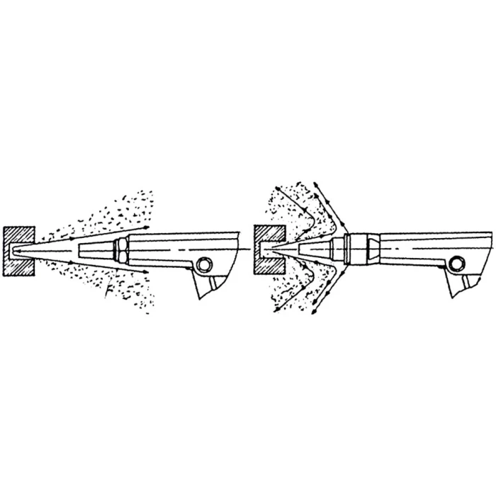 Flair blæsepistol kort uden luftpude 25/B1