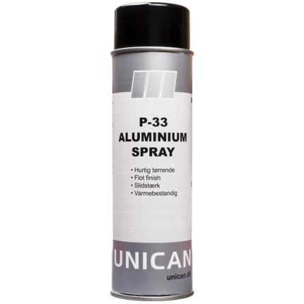 Unican P-33 aluminium spray 500ml