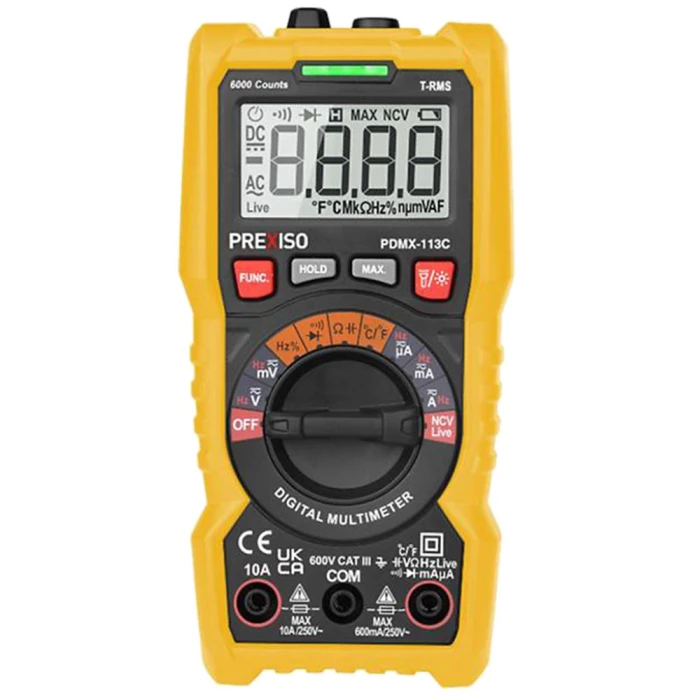 Prexiso PDMX-113C digital multimeter AC/DC 600V