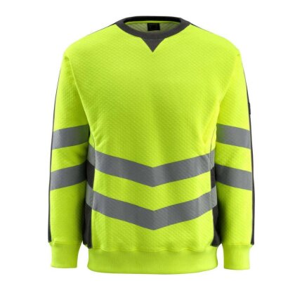 Wigton sweatshirt hi-vis gul/sort