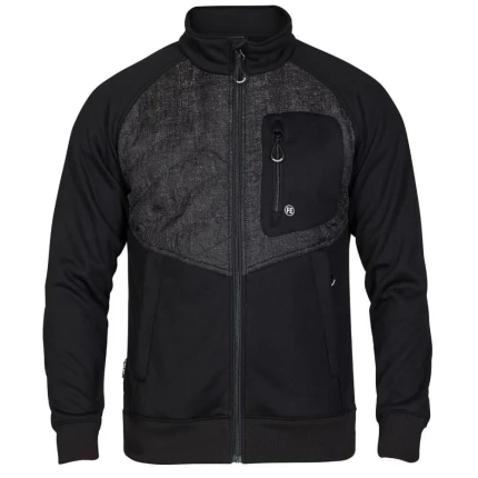 X-treme sweatcardigan refleks sort