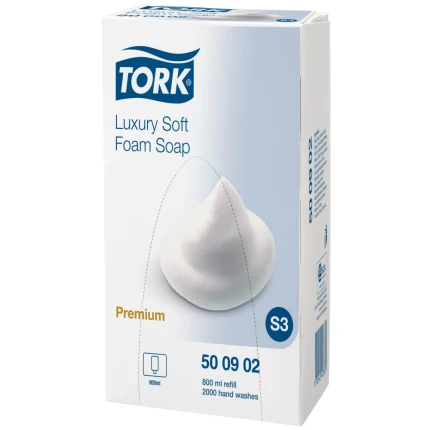 Tork skumsæbe Premium luksus m/parf. S3, 4×800 ml