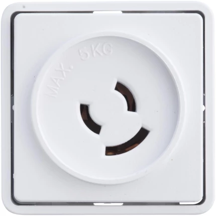 Lampestik Fuga m/jord 50×50 mm hvid