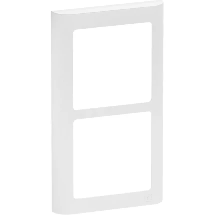 Ramme Fuga Soft 2 modul lodret hvid