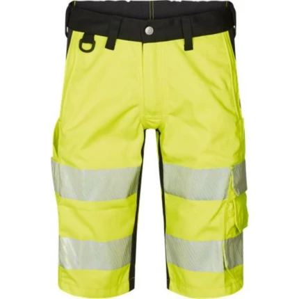 Hi Vis shorts kl. 1 stræk gul/sort