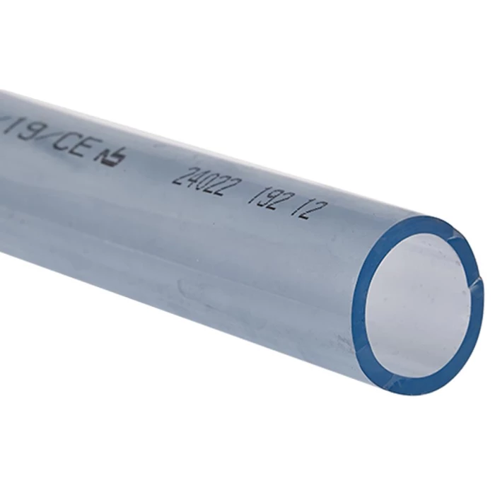 Klar PVC-slange Cleartex 50 mtr./rulle