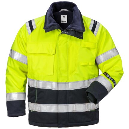 Flamestat Hi-Vis vinterjakke kl.3 4185 gul/mar