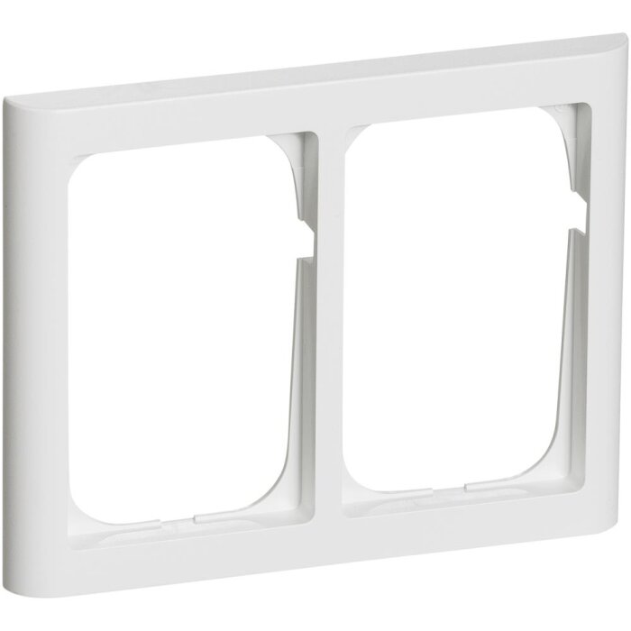 Ramme Fuga 63 Softline 2×1,5 modul hvid