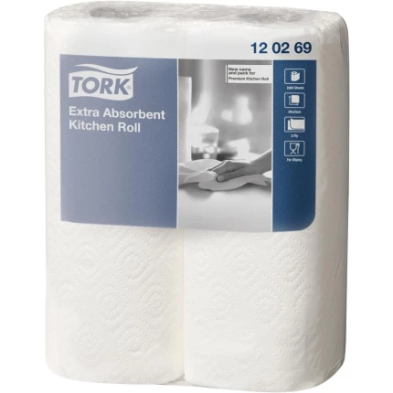 Tork køkkenrulle Ekstra Plus 15,4mtr, 12×2 rl