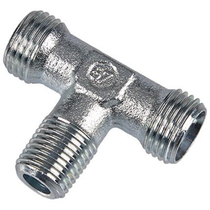 Hydraulisk tee nip/muf/nip BMFM BS tommer