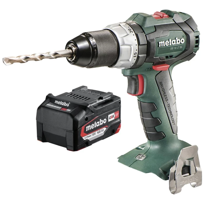 Metabo sampak: SB18 LT BL solo + batteri 18V/4,0Ah