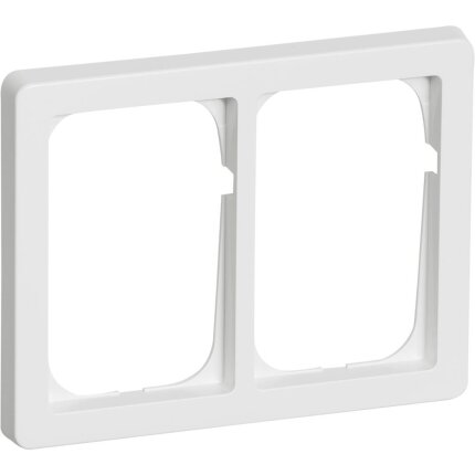 Ramme Fuga 63 2×1,5 modul hvid