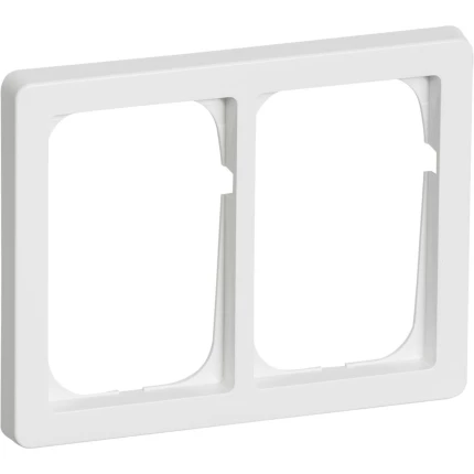 Ramme Fuga 63 2×1,5 modul hvid