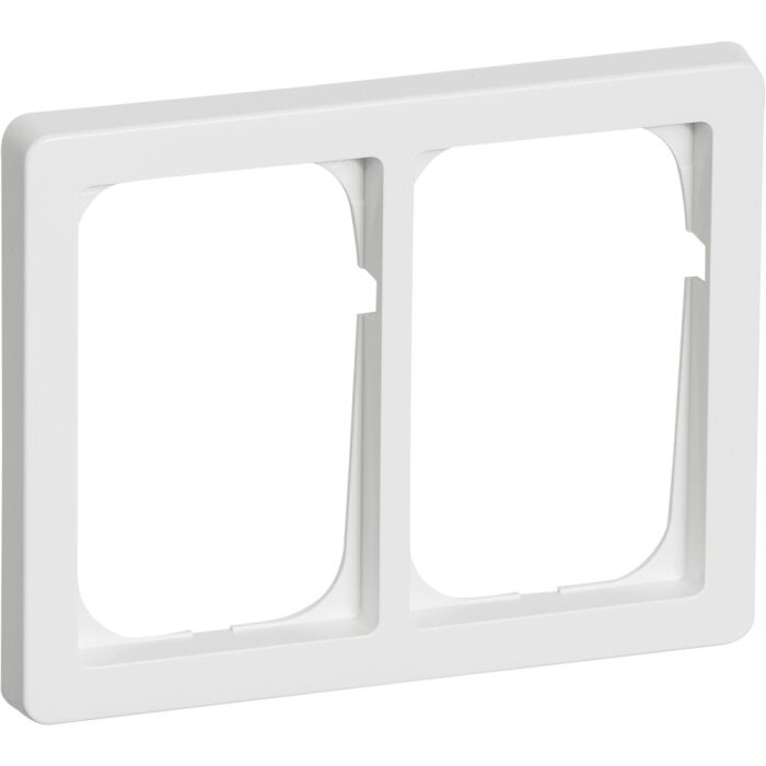 Ramme Fuga 63 2×1,5 modul hvid