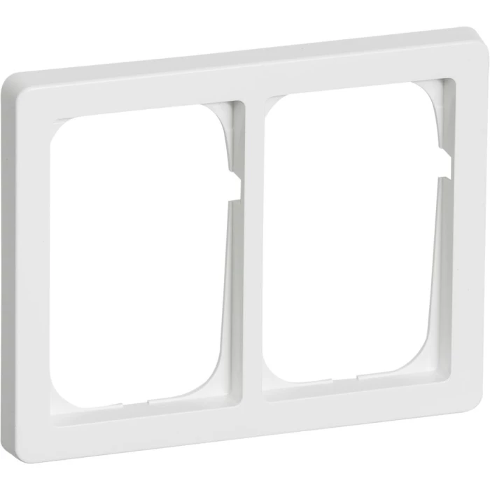 Ramme Fuga 63 2×1,5 modul hvid